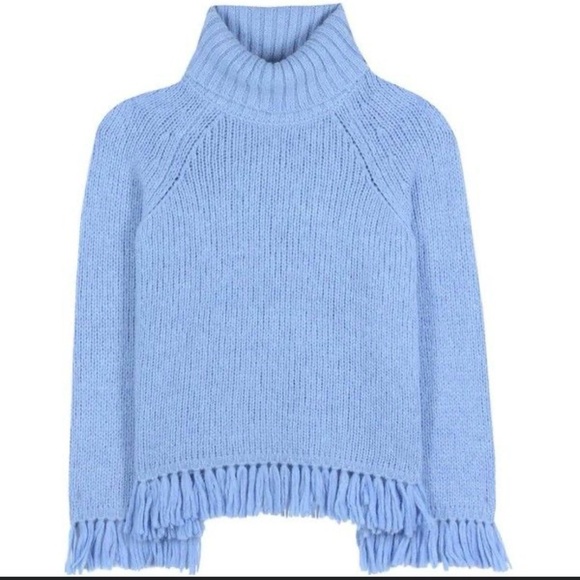 Tory Burch Jessica Fringe Sweater - Picture 1 of 11